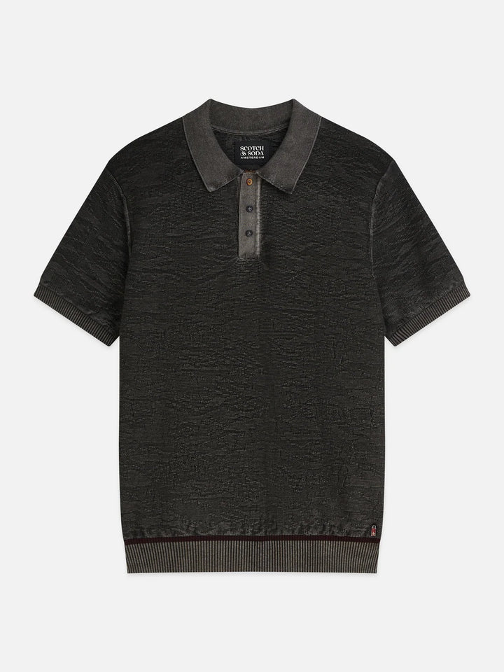 Structured Regular-Fit Polo-Meteorite