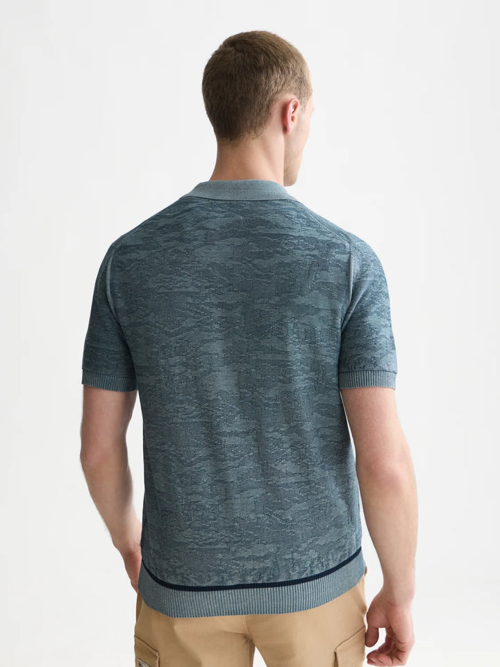 Structured Regular-Fit Polo - Adriatic Blue