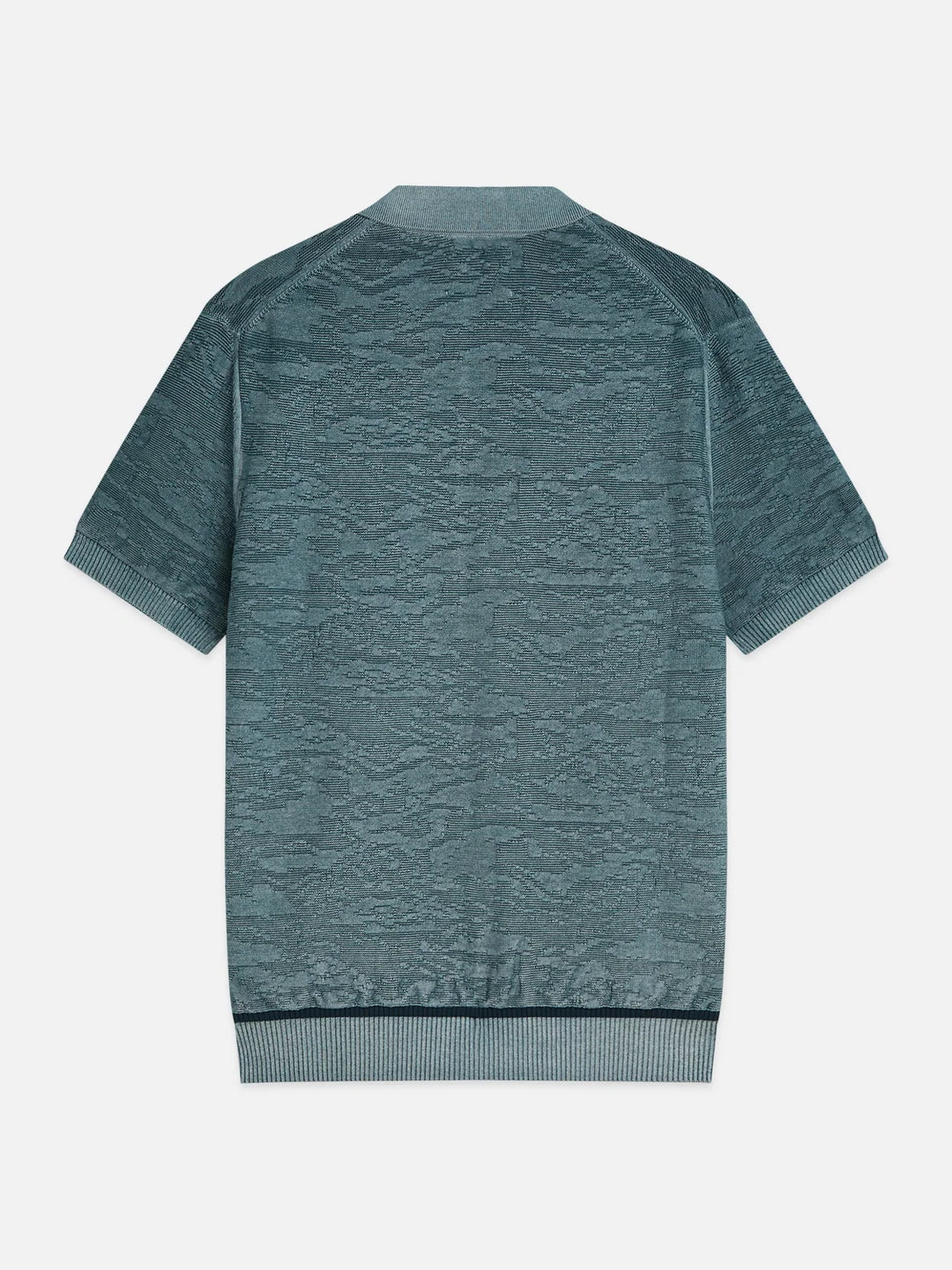 Structured Regular-Fit Polo - Adriatic Blue