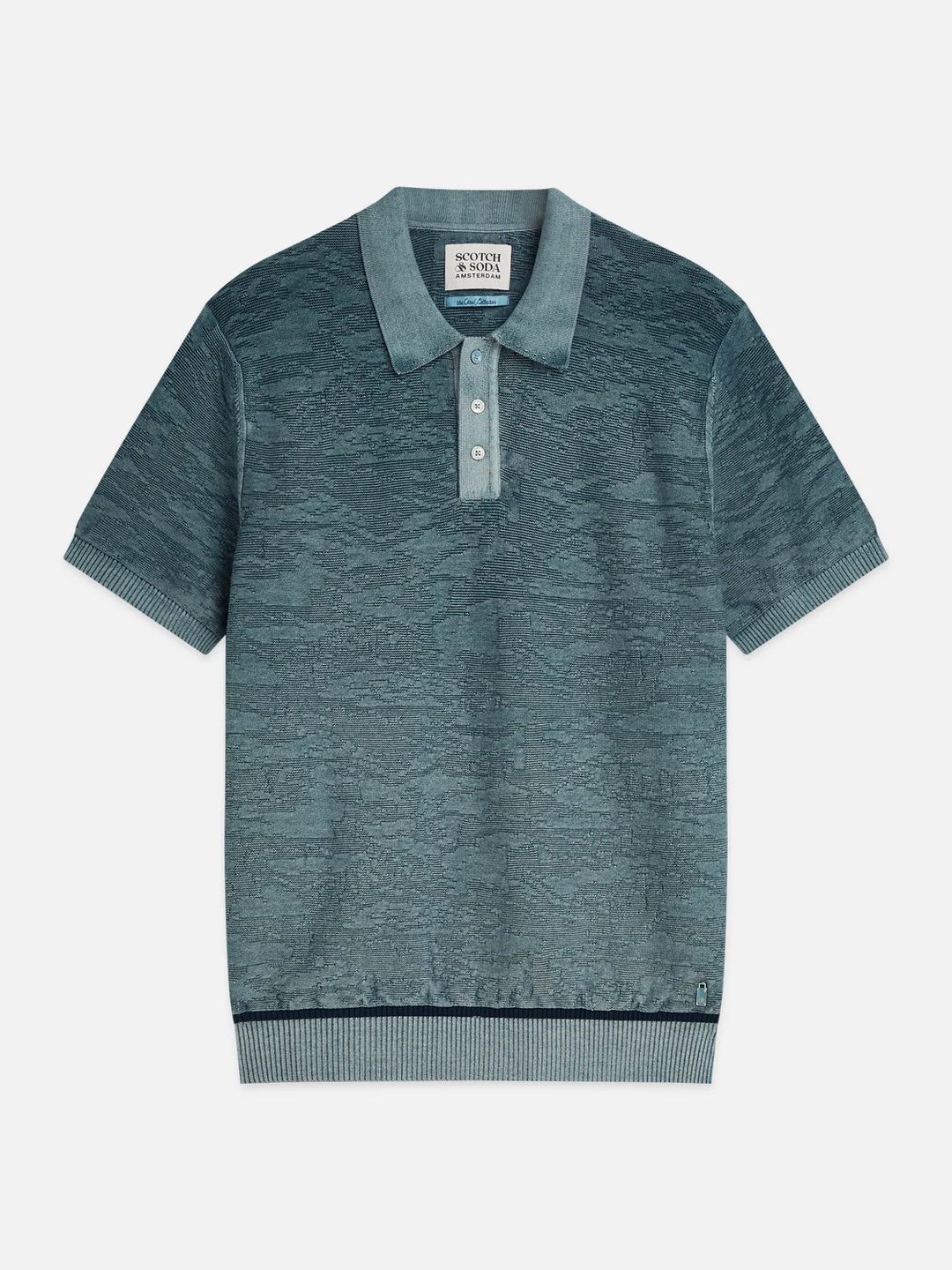 Structured Regular-Fit Polo - Adriatic Blue