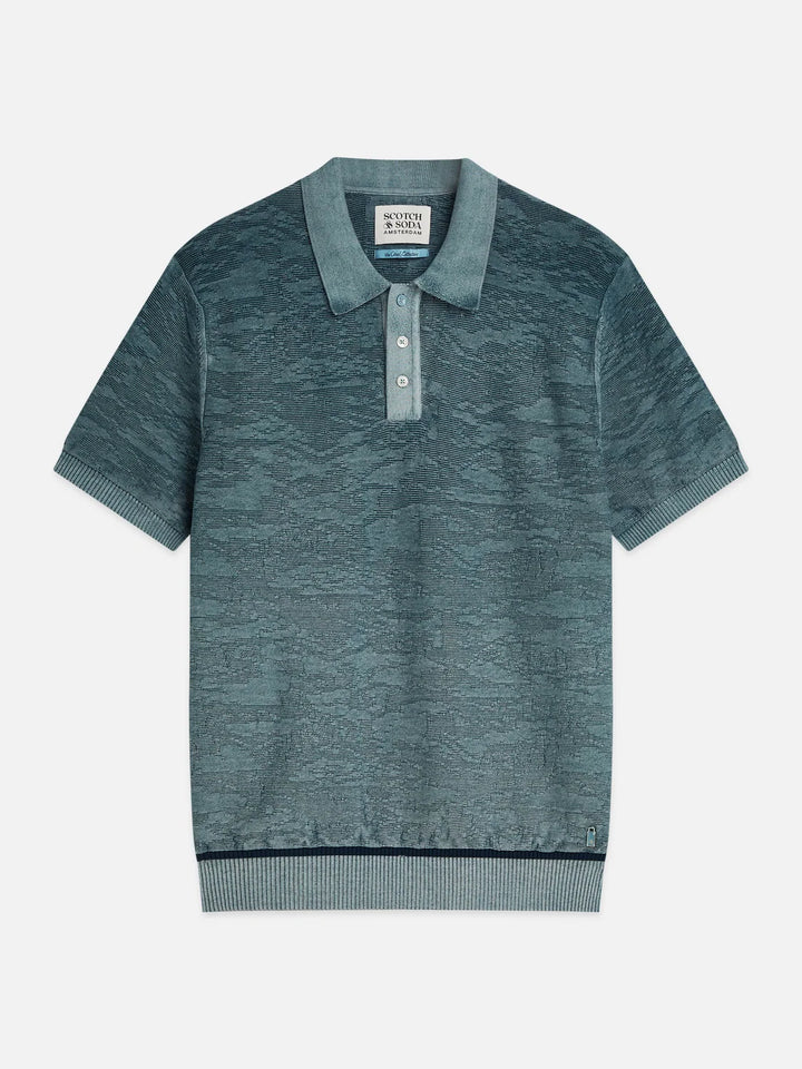 Structured Regular-Fit Polo - Adriatic Blue