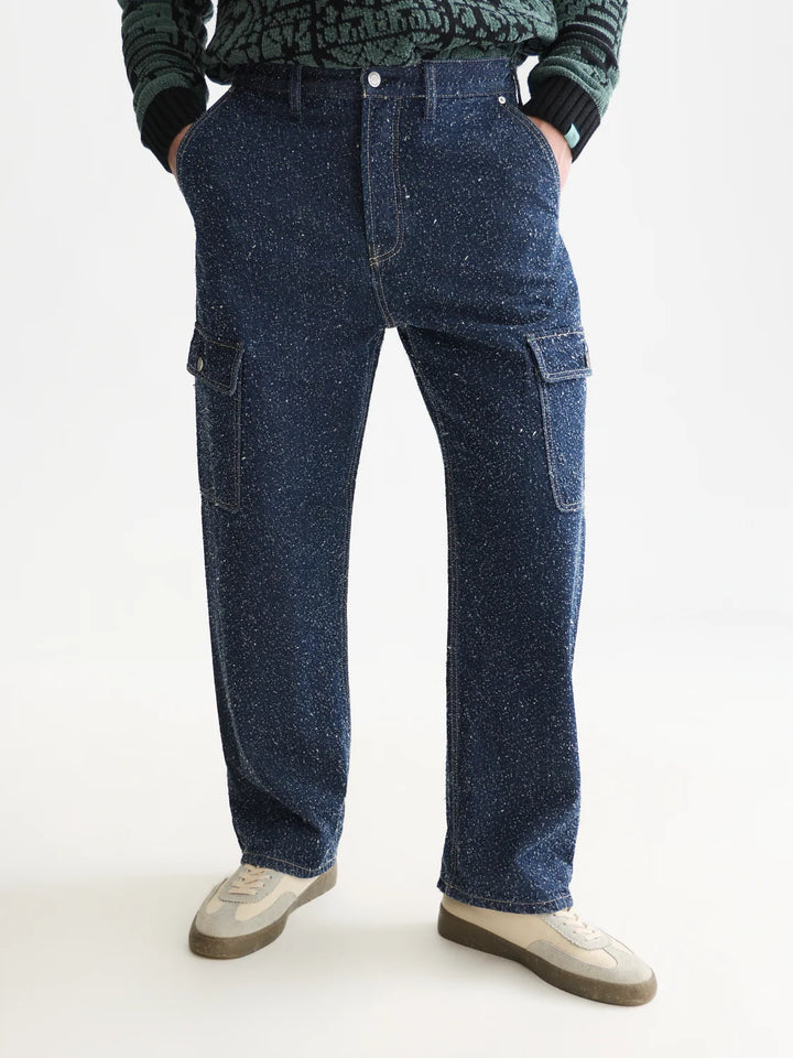 The Pitch Loose Cargo Jeans - Deep Weave