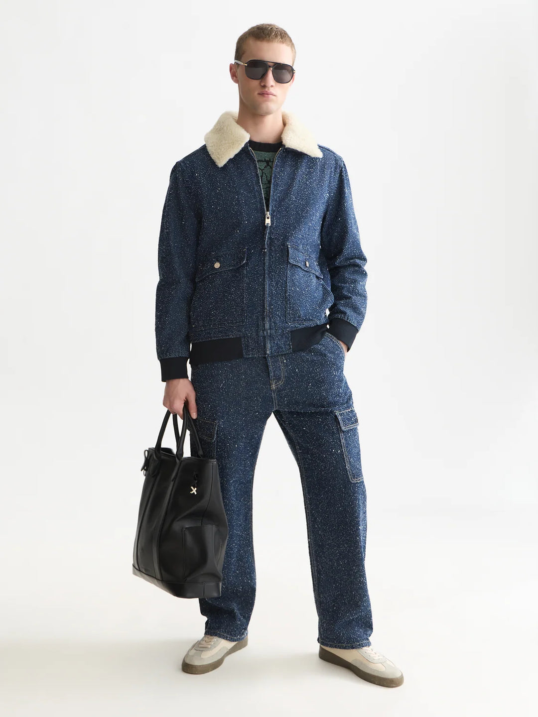 The Pitch Loose Cargo Jeans - Deep Weave
