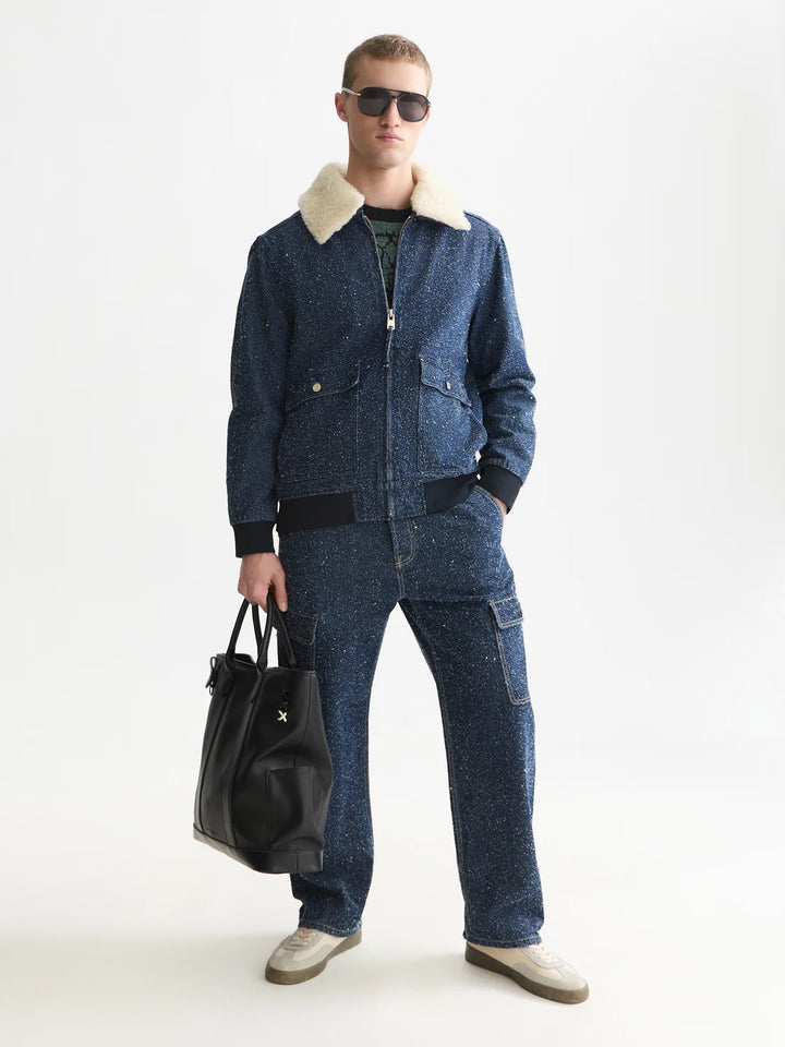 The Pitch Loose Cargo Jeans - Deep Weave