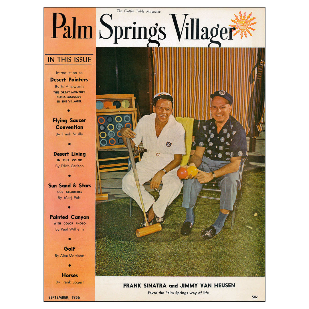 Palm Springs Life September 1956 Poster