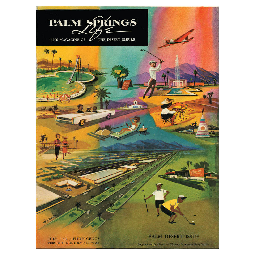 Palm Springs Life July 1962 Card