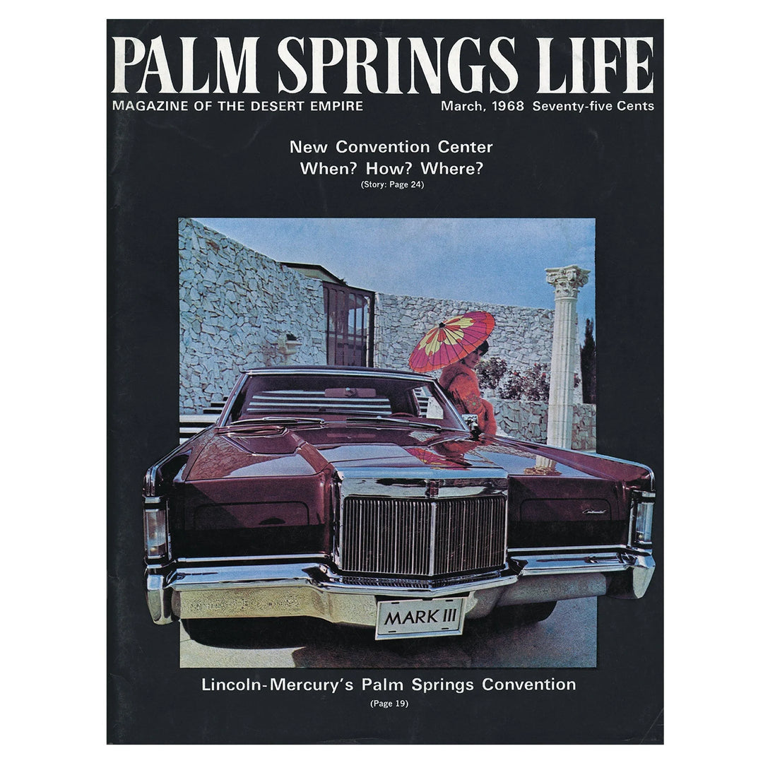Palm Springs Life March 1968 Poster