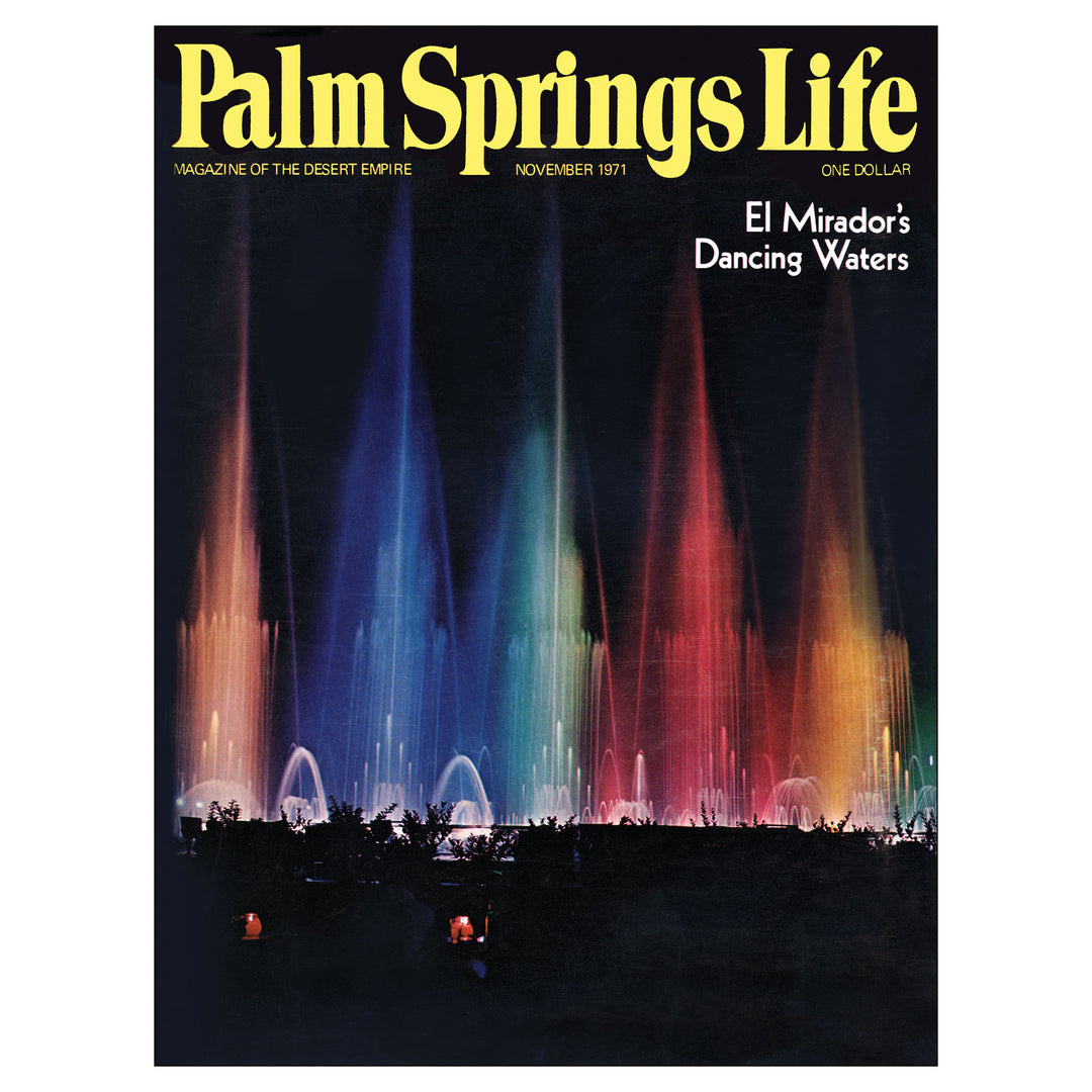 Palm Springs Life November 1971 Card