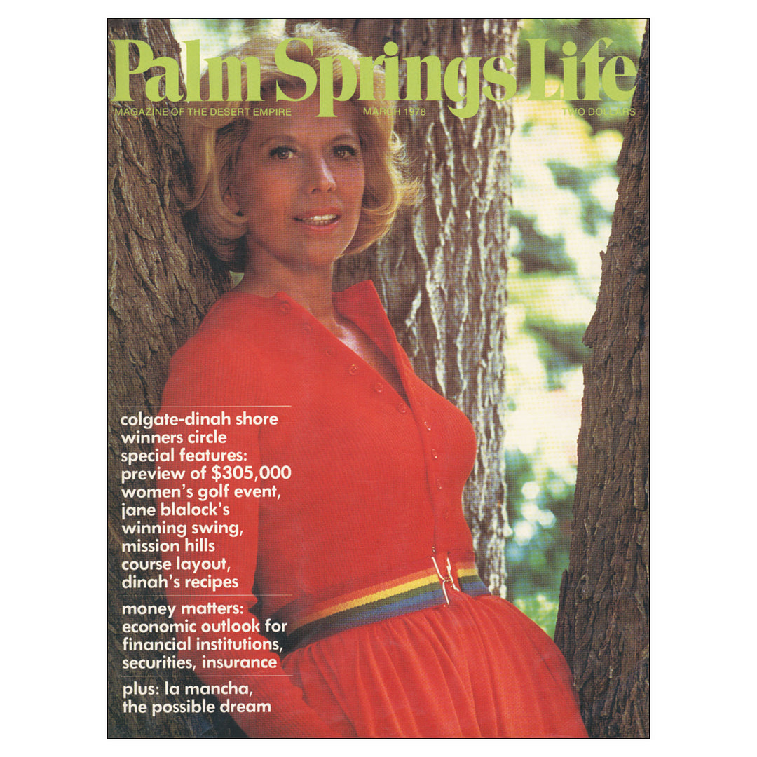 Palm Springs Life March 1978 Poster