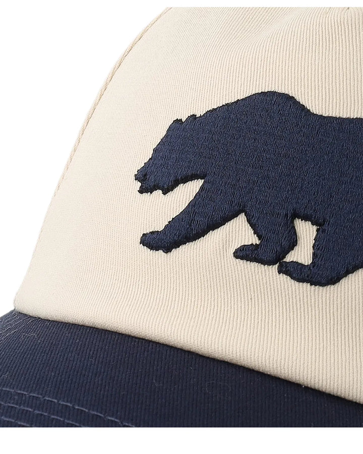 California Trucker Hat Roscoe -  Ivory/Navy