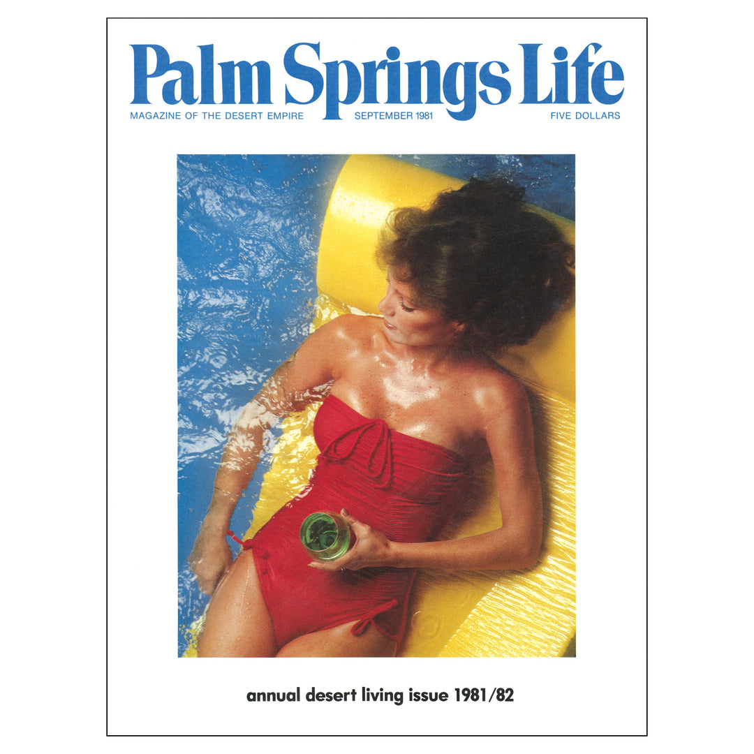 Palm Springs Life September 1981 Poster