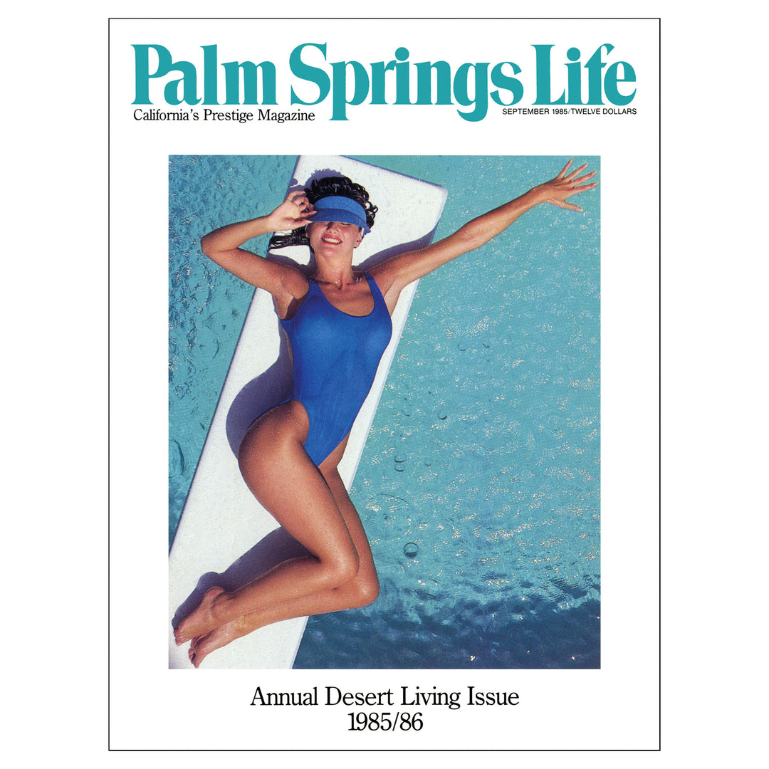 Palm Springs Life September 1985 Poster