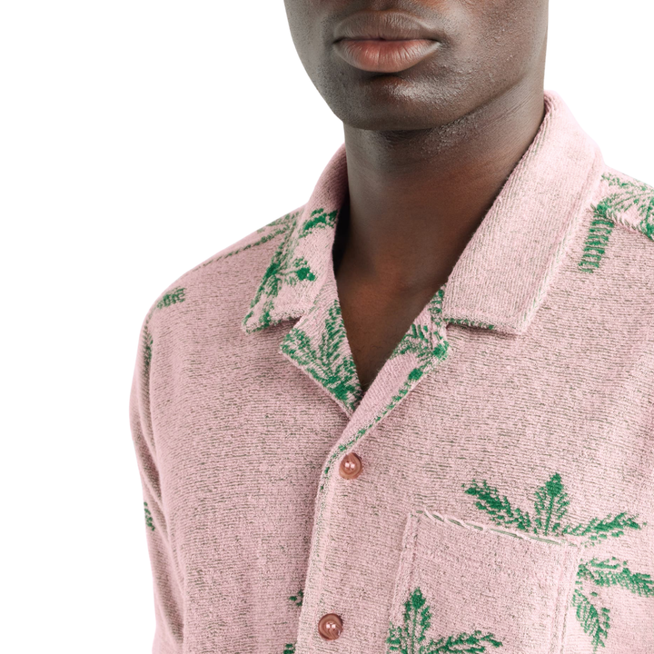 Towel Terry Resort Shirt Pink