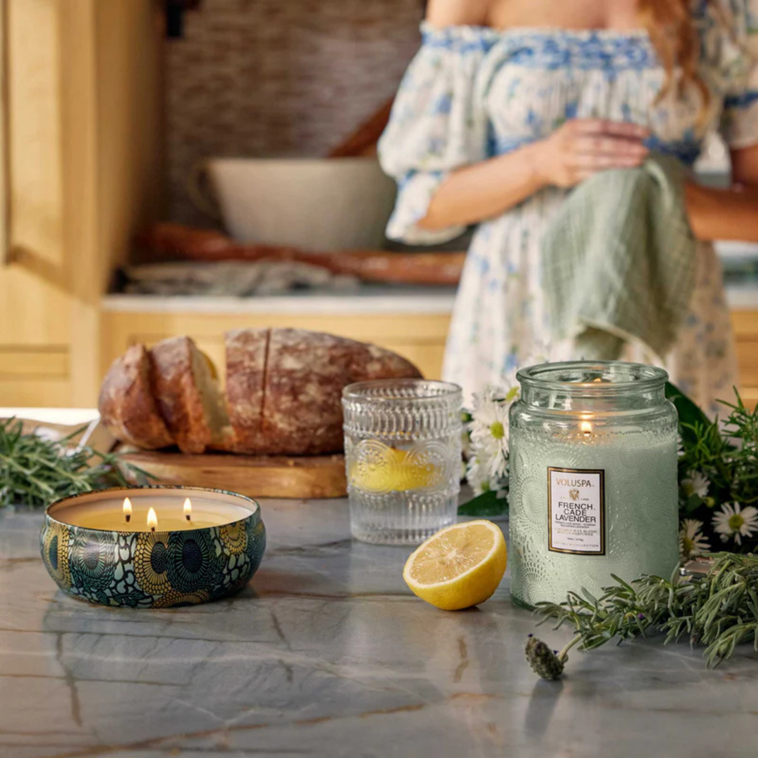 French Cade & Lavender 3 Wick Tin