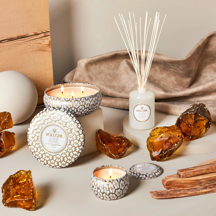 Suede Blanc Reed Diffuser