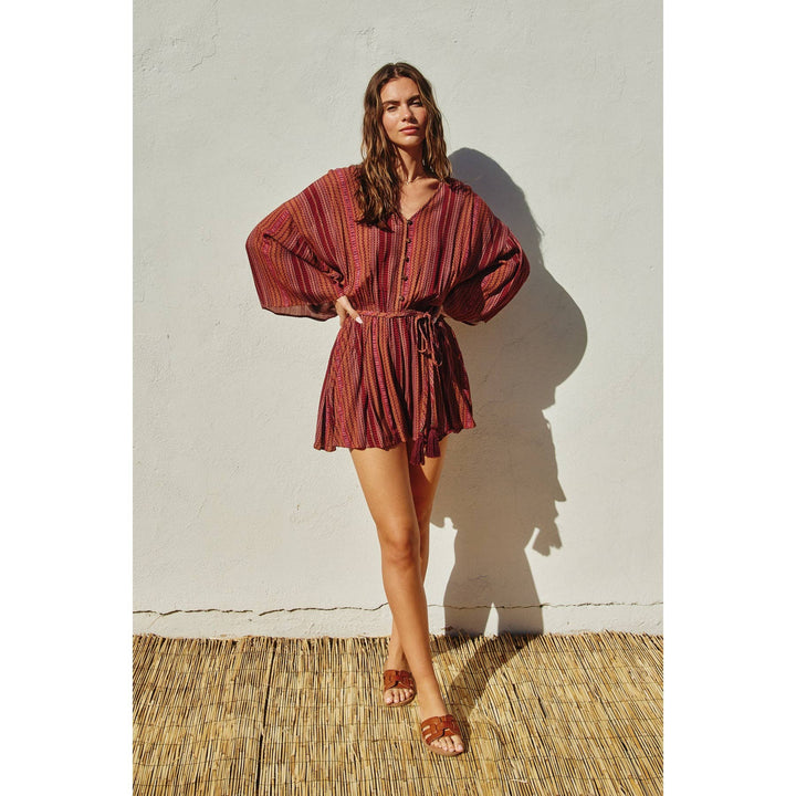 Pacifica Button-Up Romper
