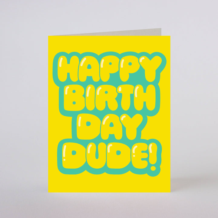 HBD DUDE - greeting card