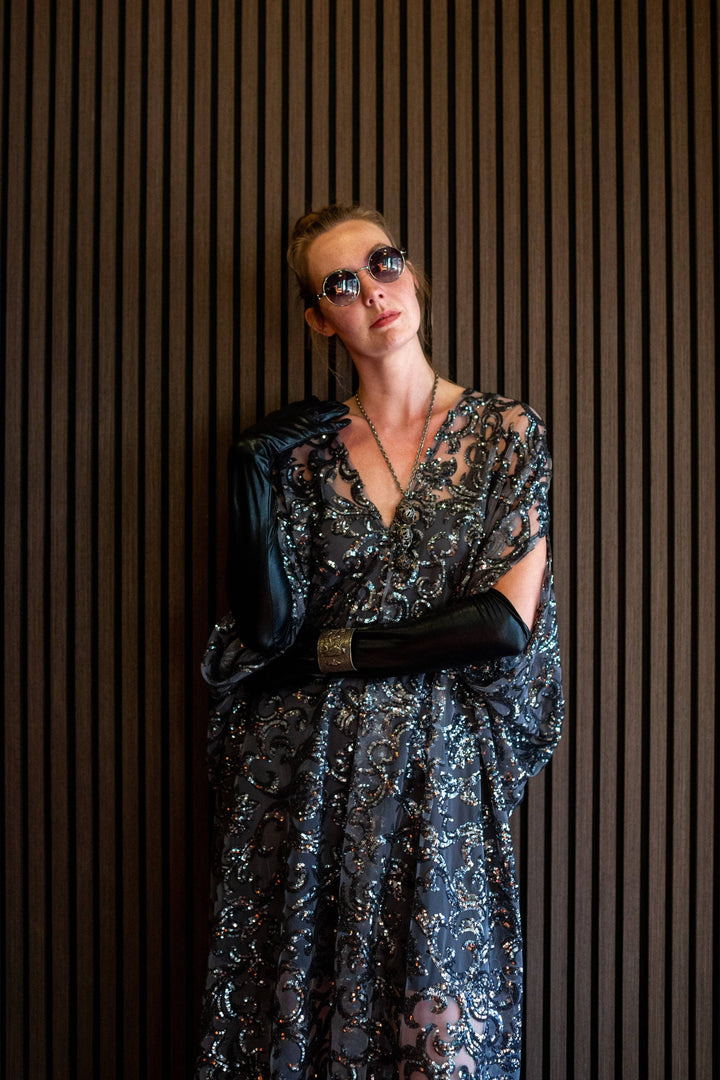 Empire Sequin Caftan