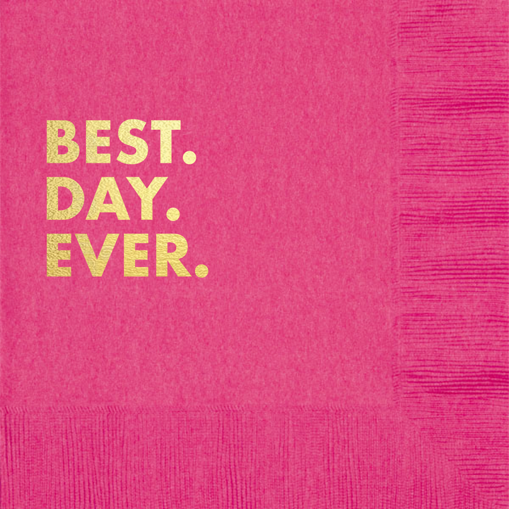 Best Day - Funny Cocktail Napkin