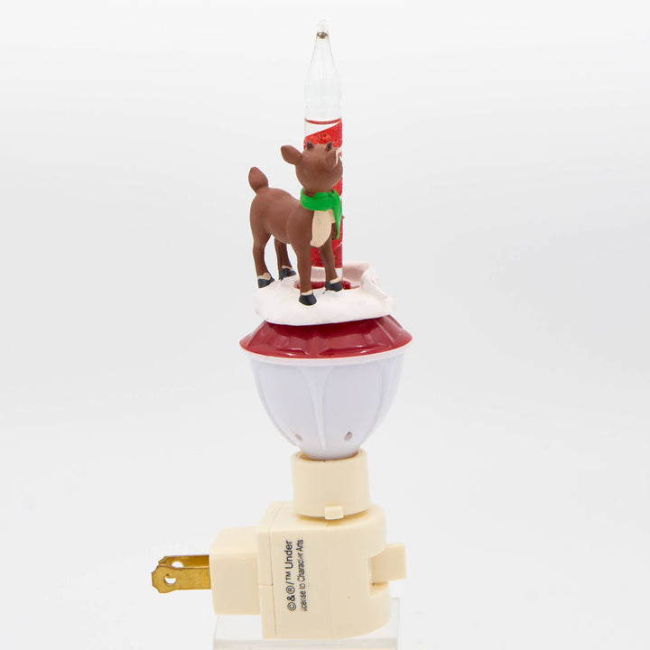 Rudolph North Pole Bubble Swivel Plug-in Nightlight