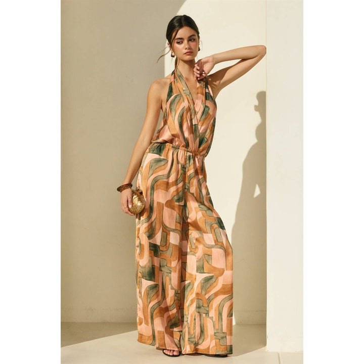 Dune Deco Halter Neck Jumpsuit