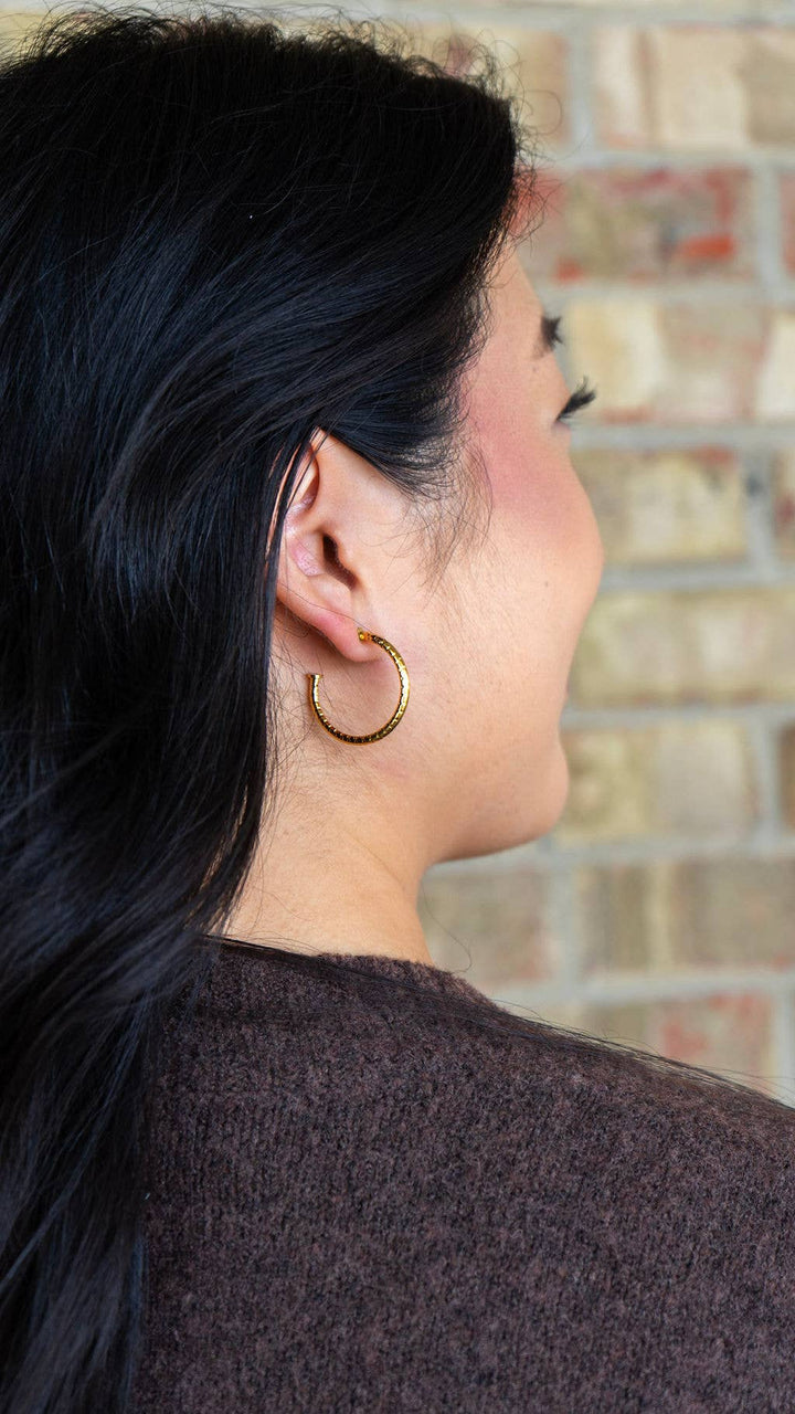 Luxe Harlow Hoop Earrings - Gold
