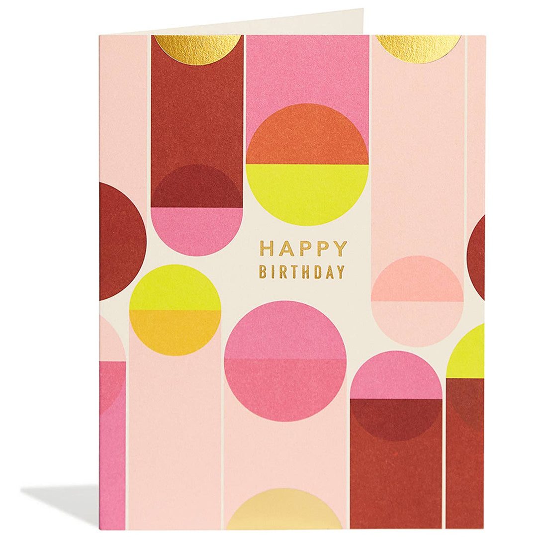 Jazz Geometry Birthday Card