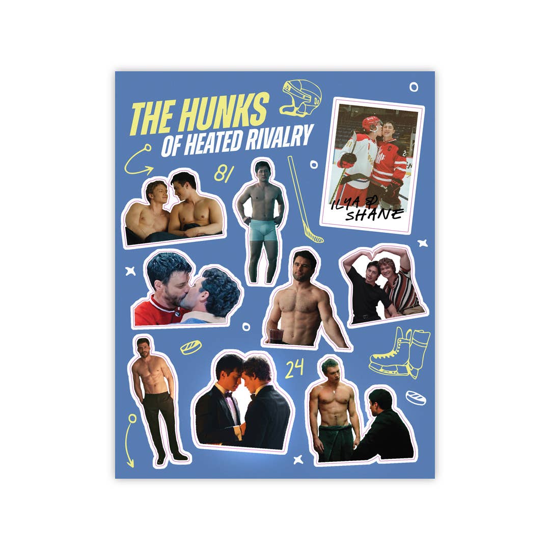 Hunks of Heated Rivalry Sticker Sheet