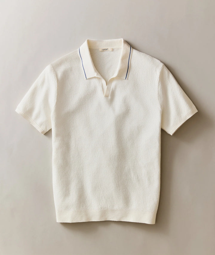 Greyson Sweater Polo White