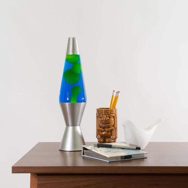 14.5 Lava Lamp Yellow & Blue