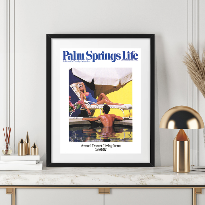 Palm Springs Life September 1986/87 Poster