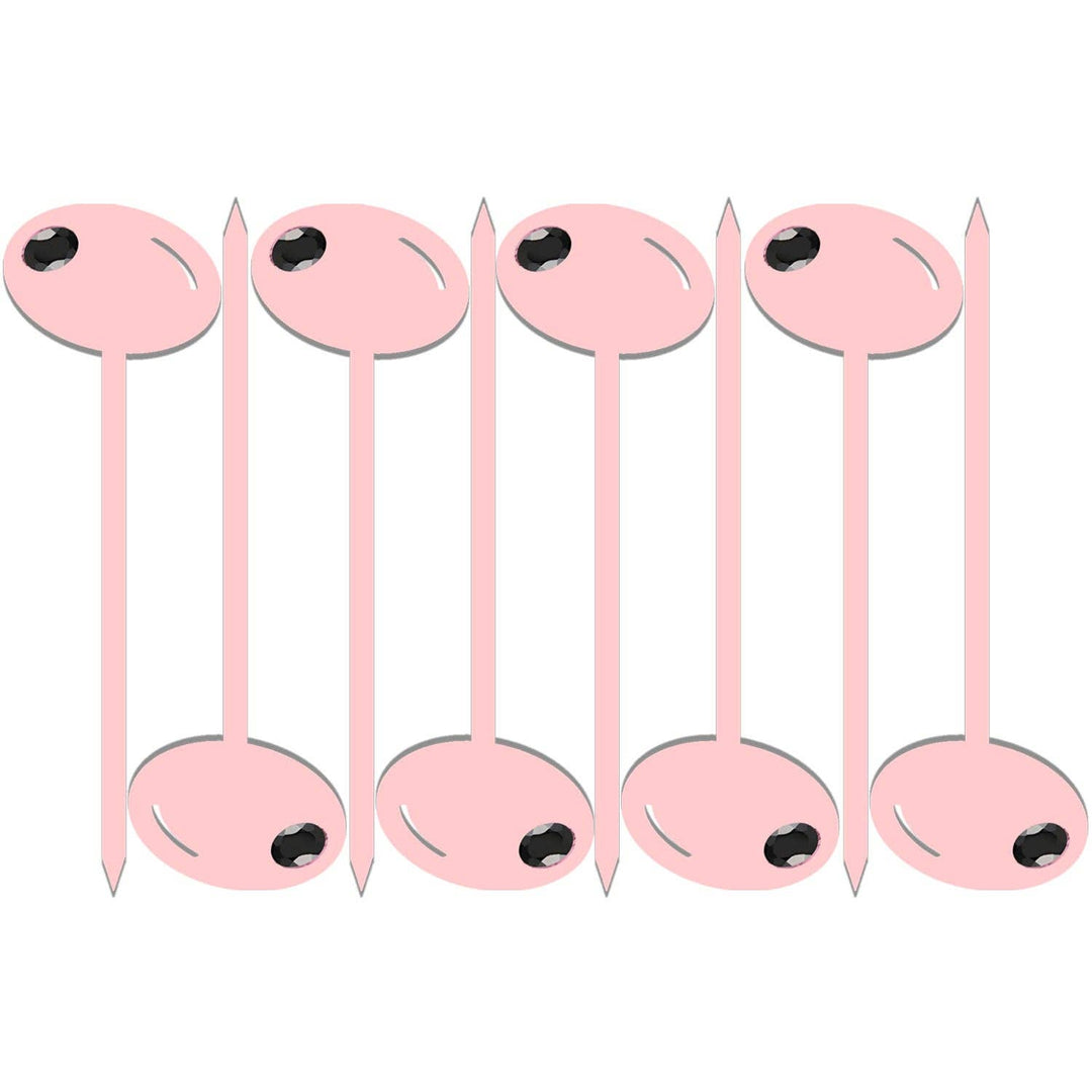 Pink Olive Acrylic Appetizer Cocktail Pick Set of 8