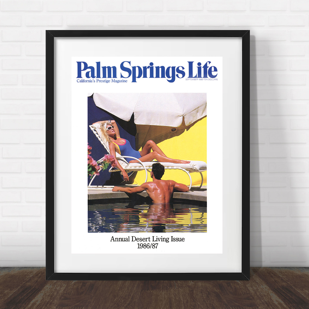 Palm Springs Life September 1986/87 Poster