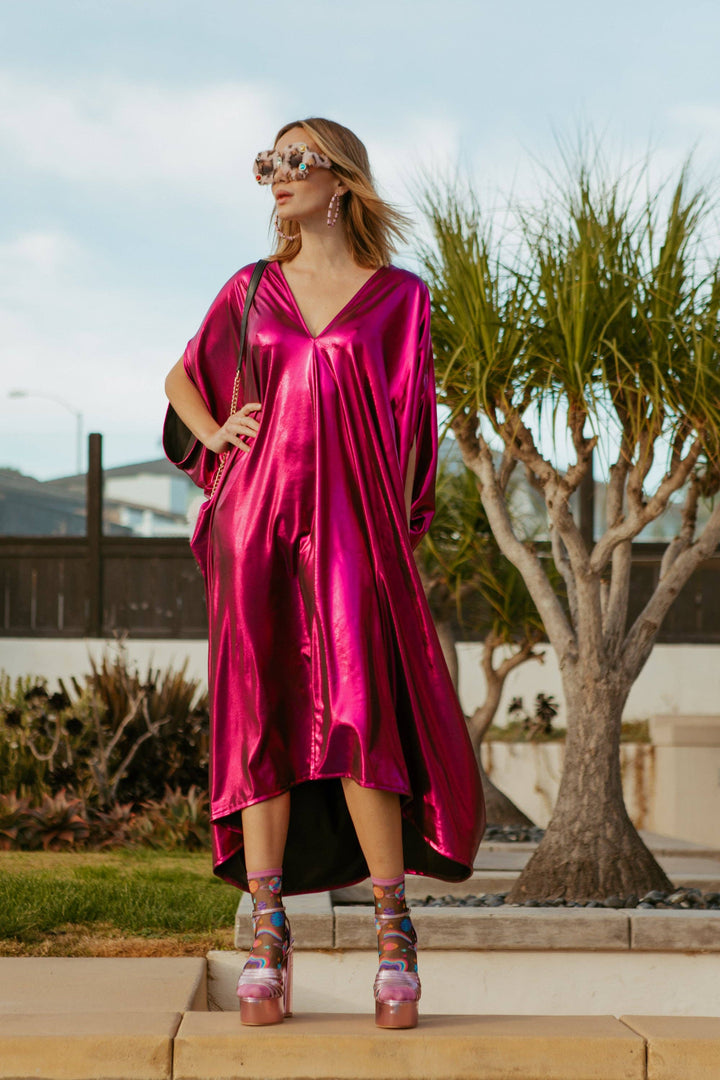 Midnight Bubblegum Electric Caftan