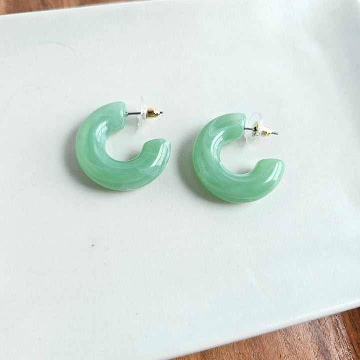 Chloe Hoops - Sage