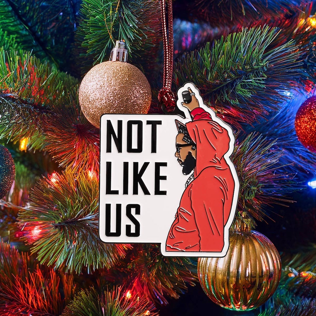 Kendrick Not Like Us Enamel Ornament