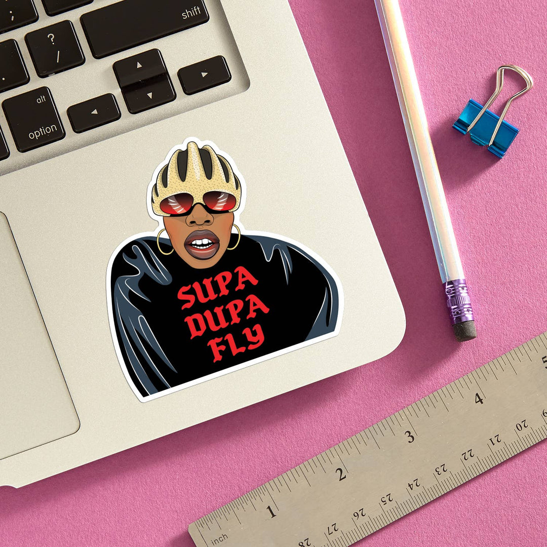 Supa Dupa Hip Hop Icon Die Cut Sticker