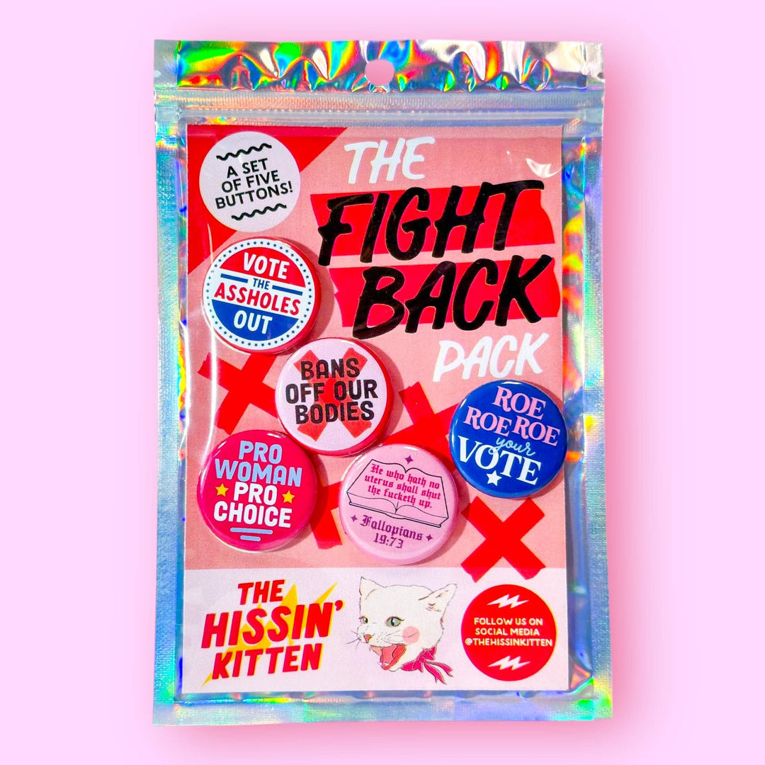 The Fight Back Pack - Pin Back