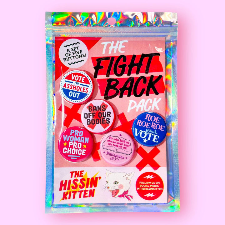 The Fight Back Pack - Pin Back