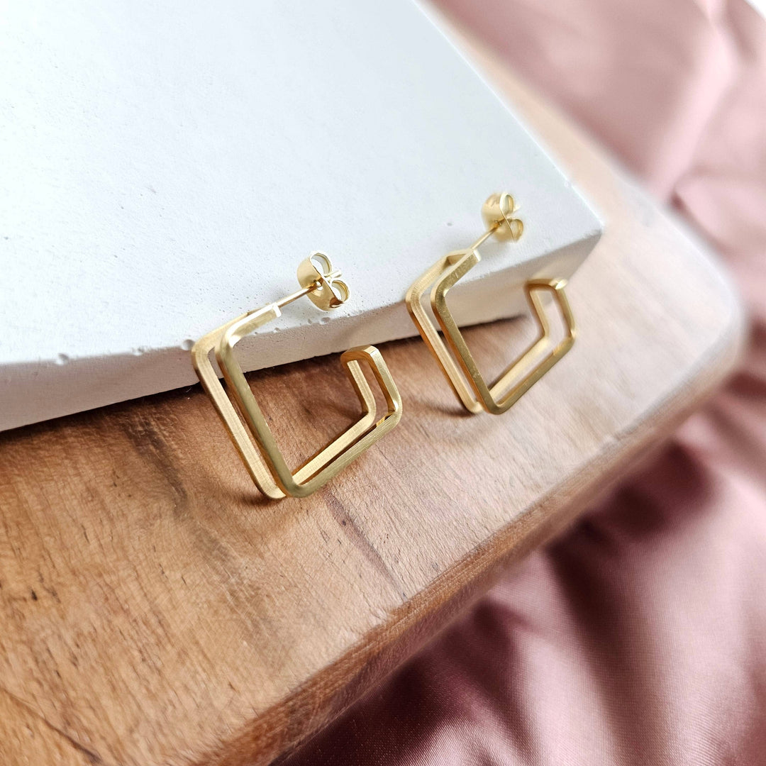 Luxe Silver Kamora Hoops