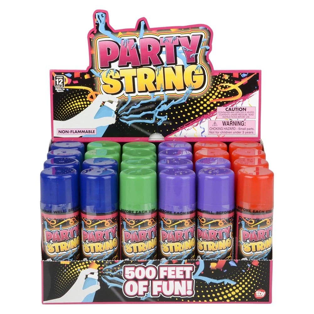 Party String in Multiple Colors