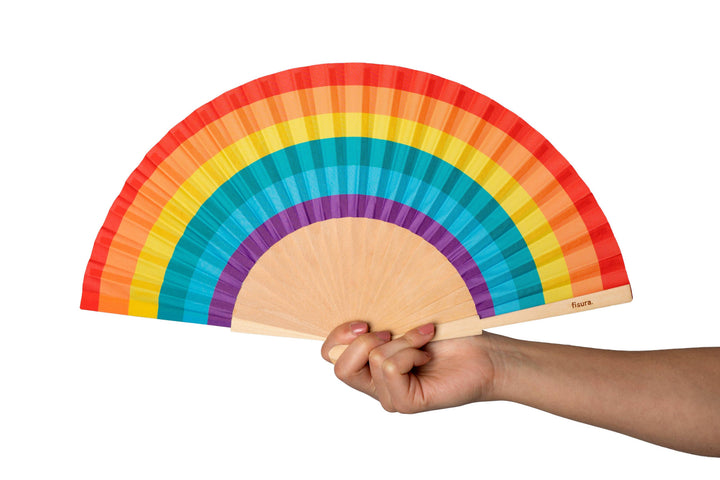 “Rainbow” fan