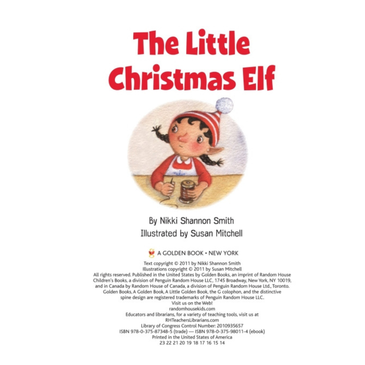 Little Golden Book Little Christmas Elf