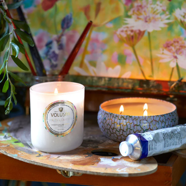 Wildflowers 3 Wick Tin Candle