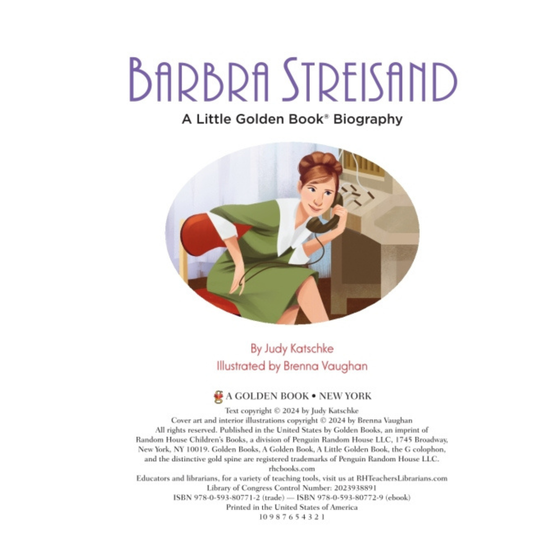 Little Golden Book Barbra Streisand