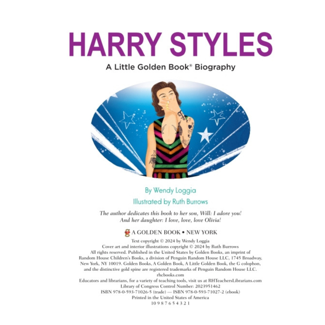 Little Golden Book Harry Styles