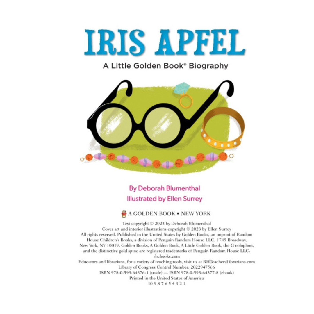 Little Golden Book Iris Apfel
