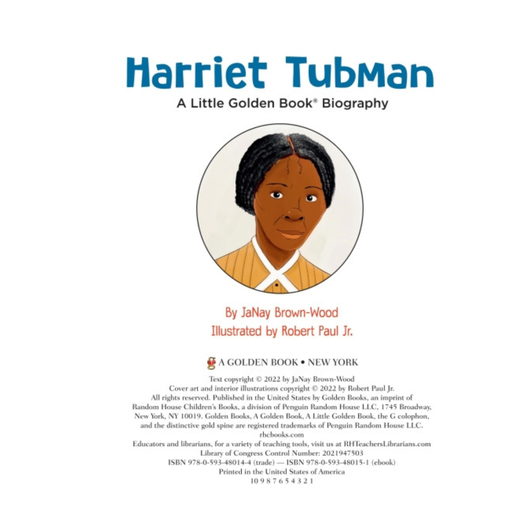 Little Golden Book Harriet Tubman