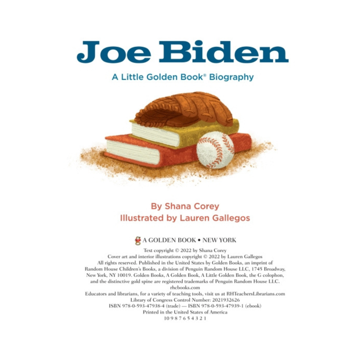 Little Golden Book Joe Biden