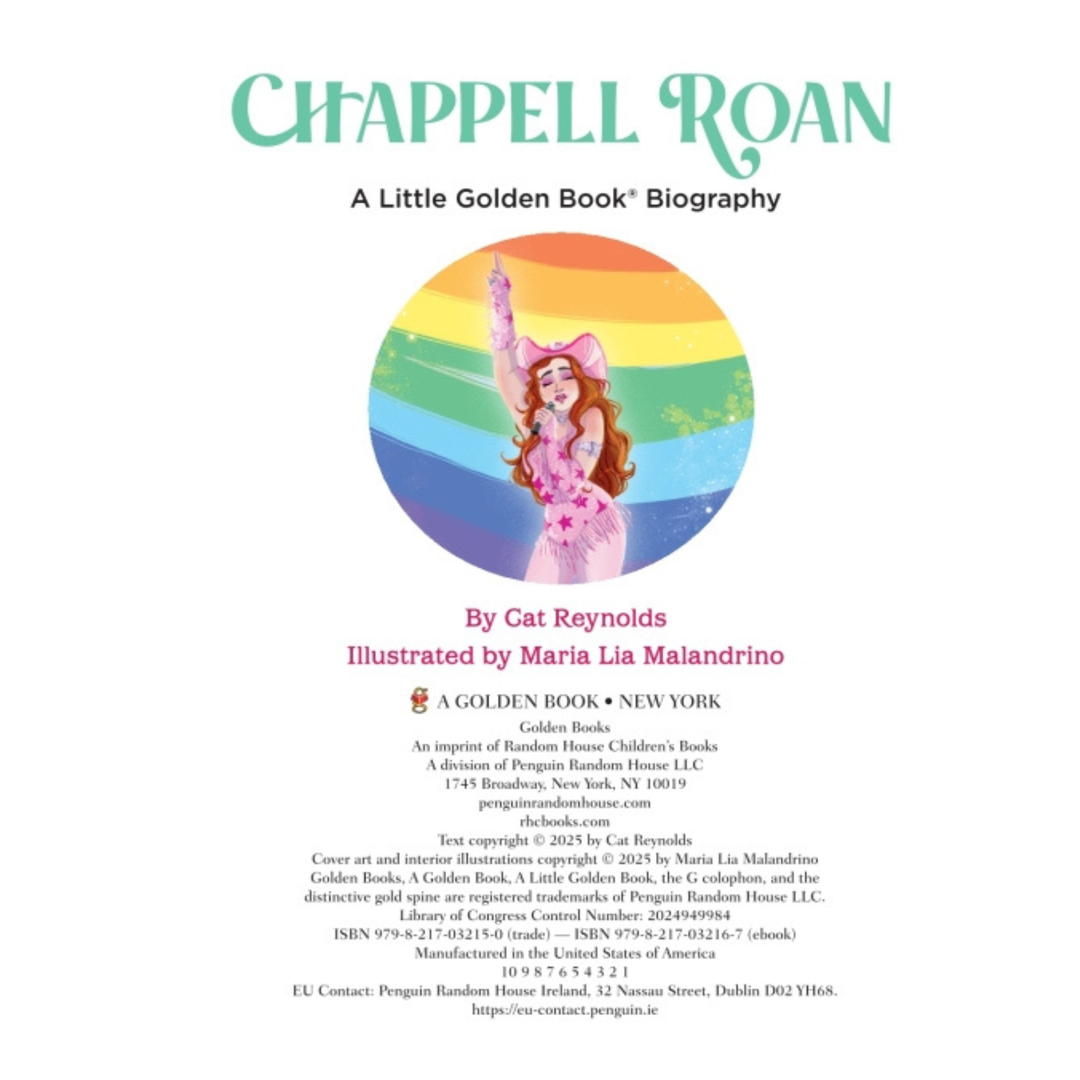 Little Golden Book Chappell Roan